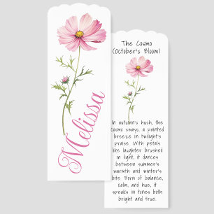 October’s Dance: Cosmo Bloom Bookmarks