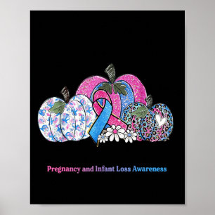 October We Wear Nk &amp; Blue Pregnancy Infant Los Poster