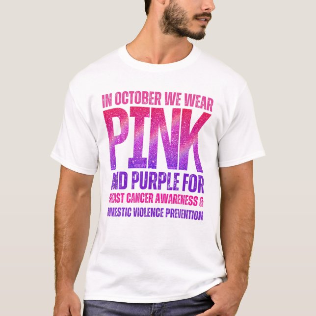October We Wear Pink T-Shirt (Front)