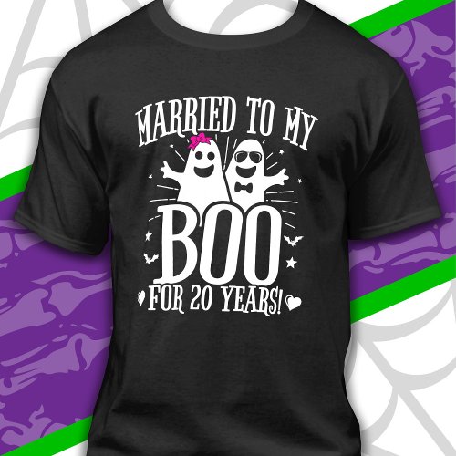 October Wedding Anniversary Funny 20th Anniversary T_Shirt