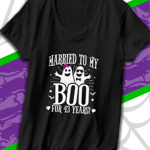 October Wedding Anniversary Funny 43rd Anniversary T-Shirt