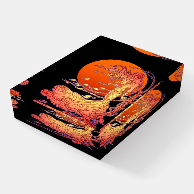 October Wind  Paperweight (Angled)