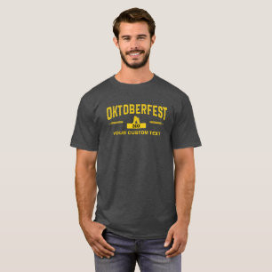 Octoberfest 2018 Cool Vintage Style Custom Text T-Shirt
