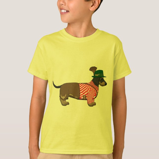 Octoberfest 2018  - Funny German Dachshund Costume T-Shirt (Front)