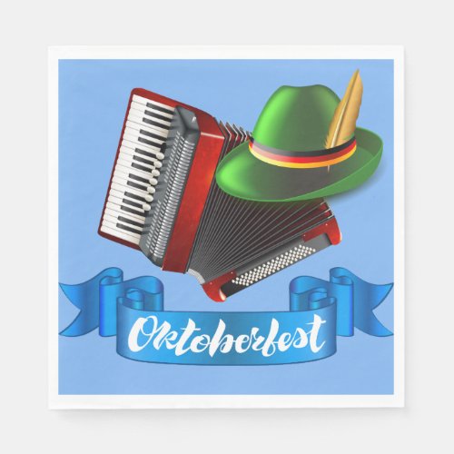 Octoberfest Accordion   Napkins