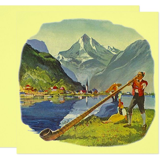 OCTOBERFEST Alps ALPHORN ANNOUNCE PARTY INVITES