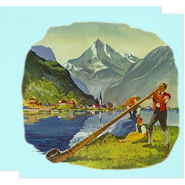 OCTOBERFEST Alps ALPHORN ANNOUNCE PARTY INVITES