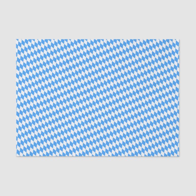 Octoberfest Bavarian Flag  Tissue Paper (Front)