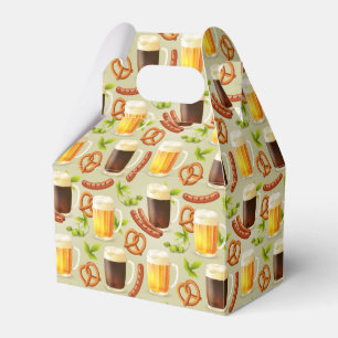 Octoberfest Beer and Sausage Favor Box