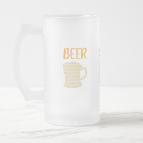 OCTOBERFEST _ BEER FROSTED GLASS BEER MUG