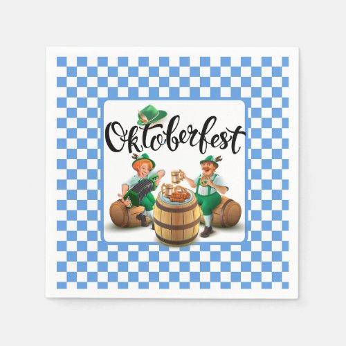 Octoberfest German Paper Plate Napkins