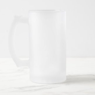 Octoberfest Glass Frosted Stein Beer Mug mug
