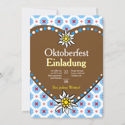 Octoberfest invitation