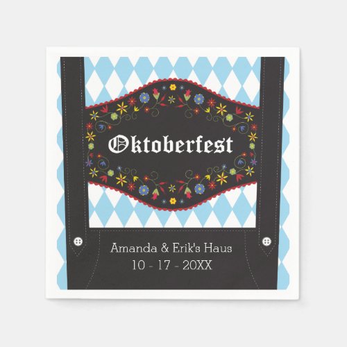 Octoberfest Oktoberfest Napkins _ Custom