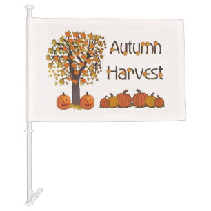 October's Calling AUTUMN Car Flag