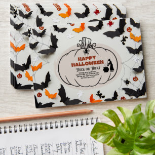 "October's Eerie Embrace: Halloween Unleashed" Envelope