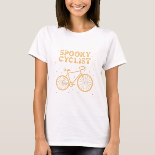     Octobers Halloween Bike Cyclist Selection T_Shirt