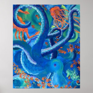 Octopacifica Poster Matte Paper