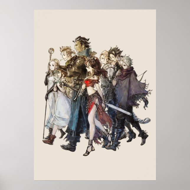 Octopath Traveler®  Travelers Poster (Front)