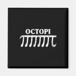 Octopi Funny Pi Gift For Pi Day Math Lovers Magnet