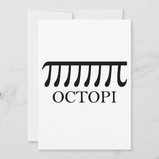 Octopi - Funny Pi Octopus Math (Front)