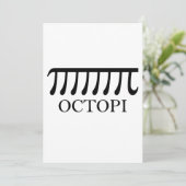 Octopi - Funny Pi Octopus Math (Standing Front)