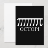 Octopi - Funny Pi Octopus Math (Front/Back)