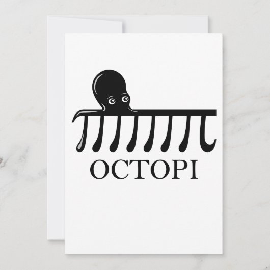 Octopi - Funny Pi Octopus Math (Front)