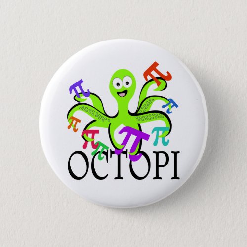 Octopi Pinback Button