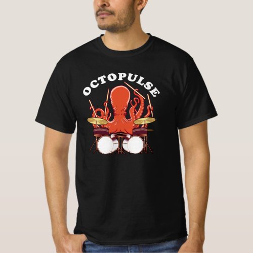 Octopulse  Octopus Drummer T_Shirt