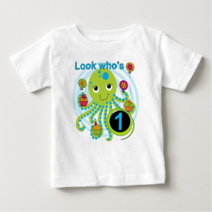 Octopus 1st Birthday T-shirts and Gifts