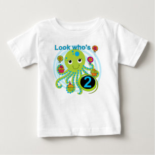 Octopus 2nd Birthday T shirts and Gifts