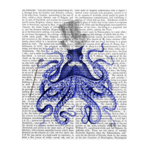 Octopus About Town Acrylic Print
