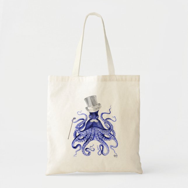 Octopus About Town Tote Bag (Front)