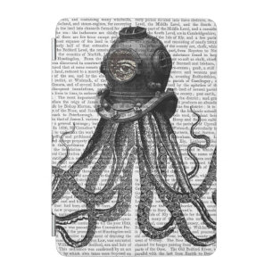 Octopus and Diving Helmet iPad Mini Cover