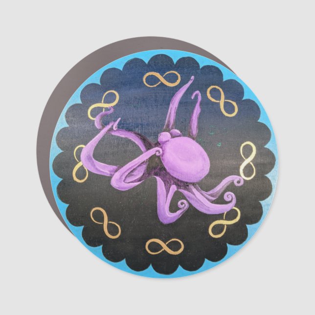 Octopus Animal Guide Hex Sign (Front)