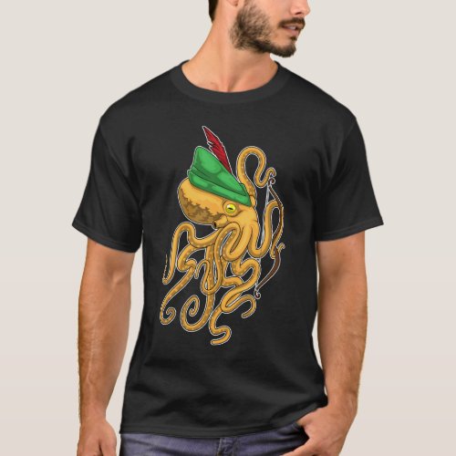 Octopus Archer Bow T_Shirt