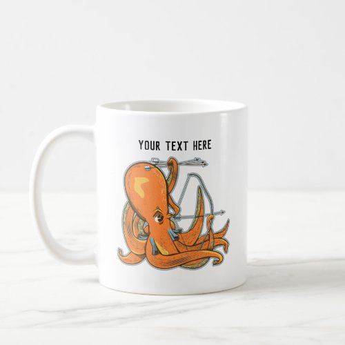 Octopus Archery Bow and Arrow Coffee Mug