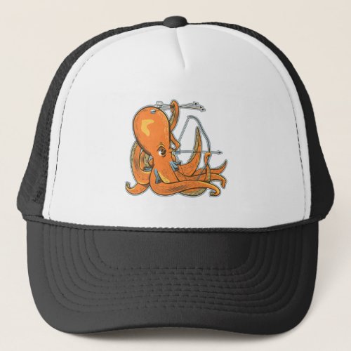 Octopus Archery Trucker Hat