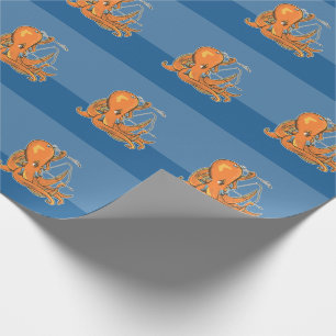 Octopus Archery Wrapping Paper