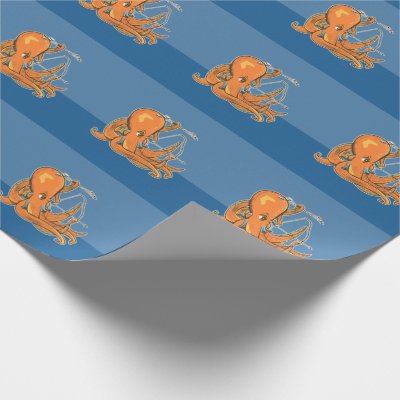 Octopus Archery Wrapping Paper