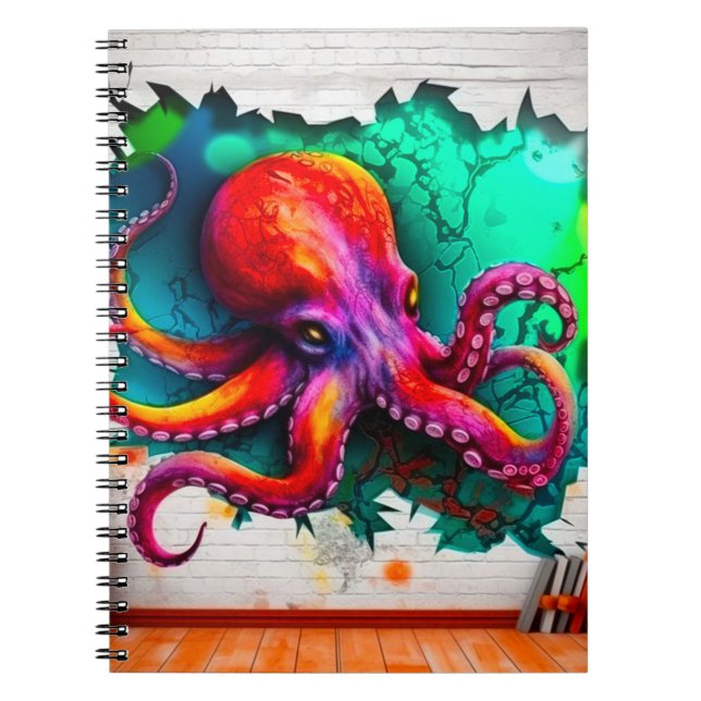 Octopus Art Notebook (Front)