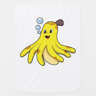 Octopus as Banana Baby Blanket