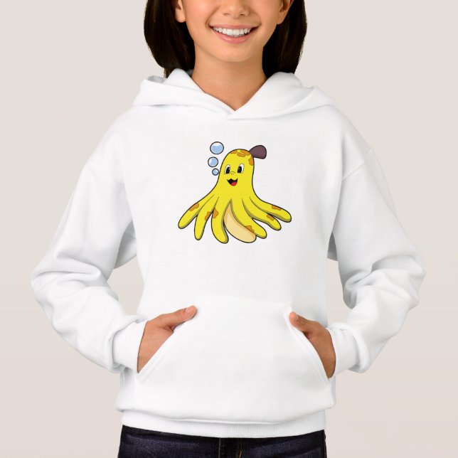 Octopus as Banana Hoodie (Front)