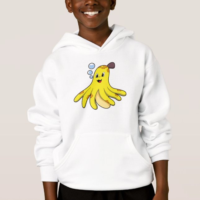 Octopus as Banana Hoodie (Front)