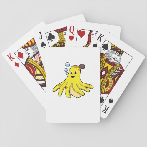Octopus as Banana Playing Cards