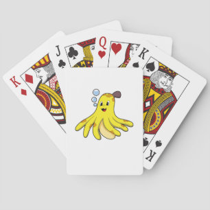 Octopus as Banana Poker Cards