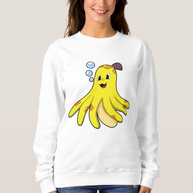 Octopus as Banana Sweatshirt (Front)