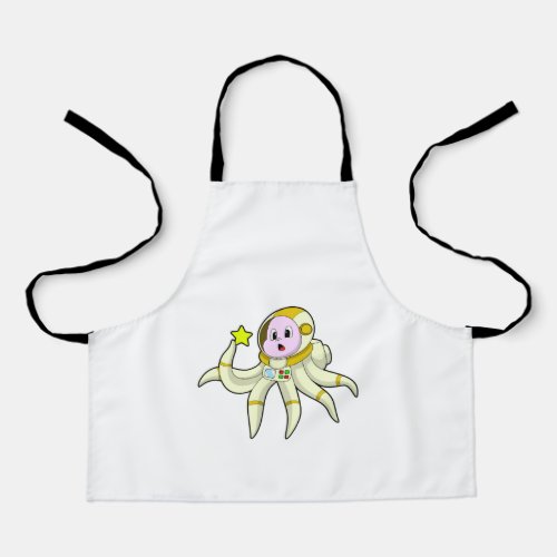 Octopus as Diver with Star Apron