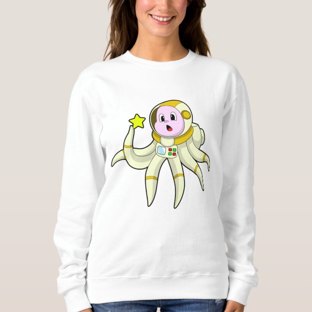 Octopus as Diver with Star Sweatshirt (Front)